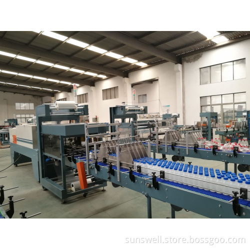 Tray Shrink Film Wrapping Machine for Bottles